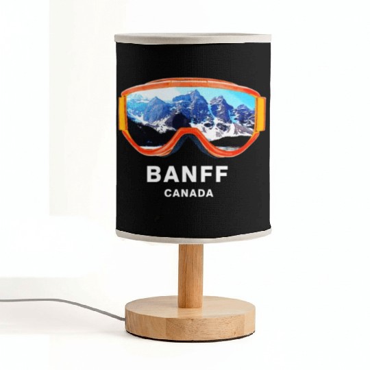 Banff National Park - Banff Canada Fabric Lamps
