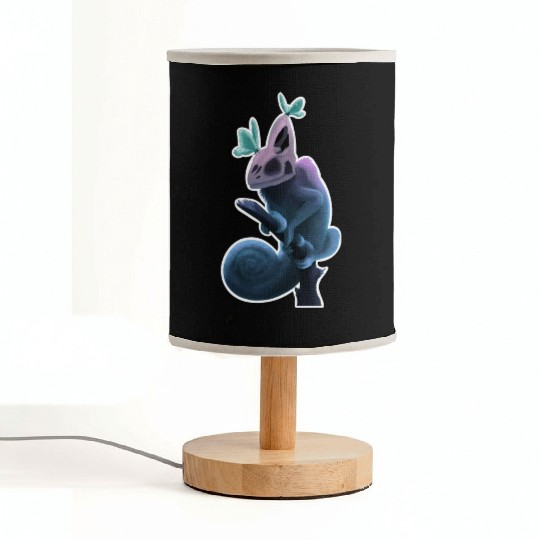 Neon Petrified Chameleon Fabric Lamps