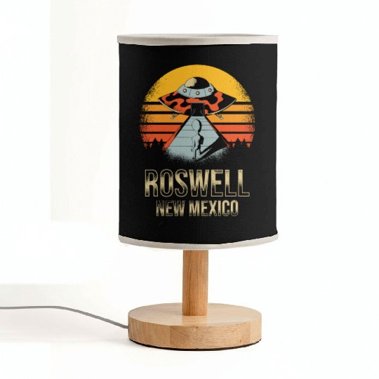 Roswell New Mexico UFO Alien Fabric Lamps