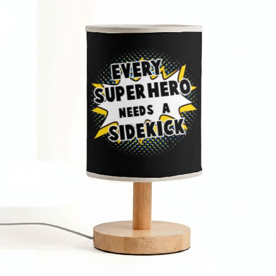 Every Superhero Needs A Sidekick for Newborn Fabric Lamps