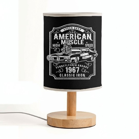 American Muscle Car Classic High Speed Fabric Lamps