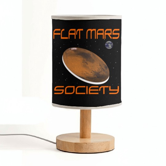 Flat Mars Society Fabric Lamps