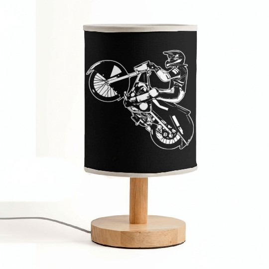 Ice Speedway - Speedway on Ice Fabric Lamps