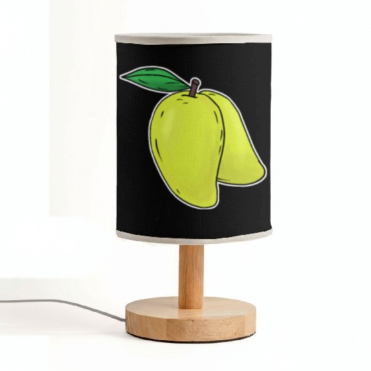 Mango hand drawn fruits summer Fabric Lamps