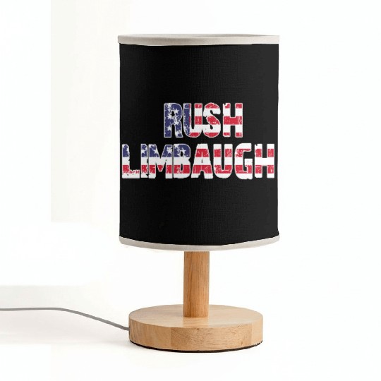 Rush Limbaugh RIP 1951-2021 Fabric Lamps