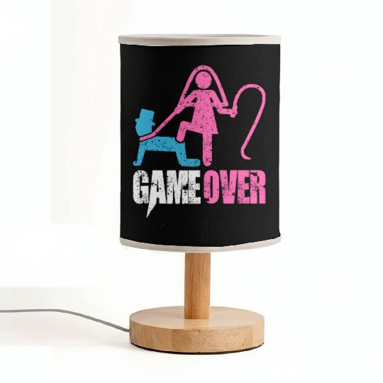Funny Bride and Groom Meme & Quote Fabric Lamps "Game