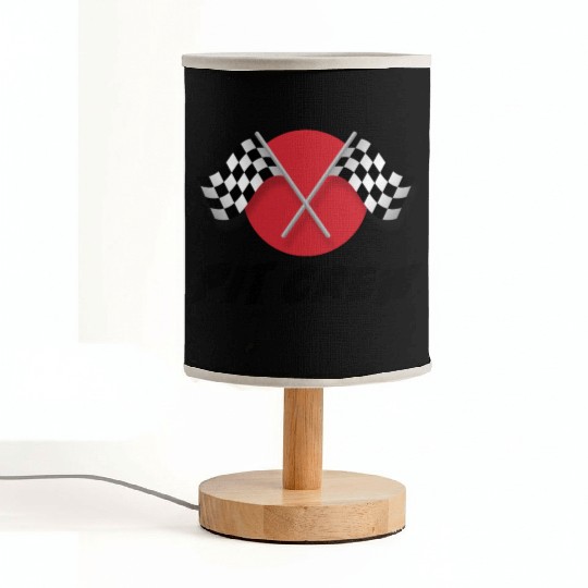Pit Crew Race Track Racing Car Driver Fabric Lamps
