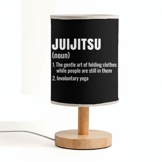 Funny Jujutsu JuJitsu Ju-Jitsu Definition Fabric Lamps