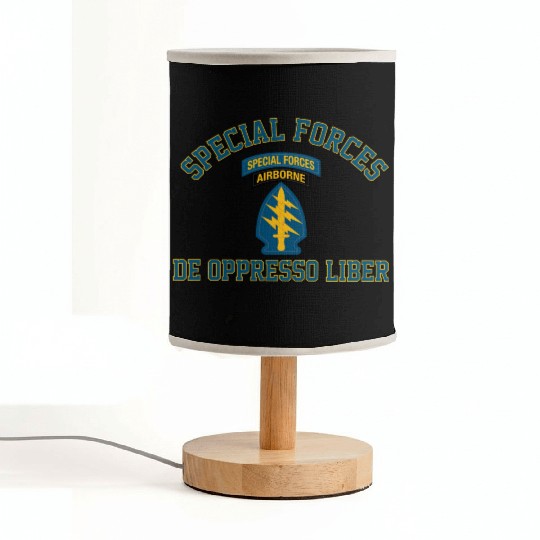 Army Special Forces Green Beret Fabric Lamps