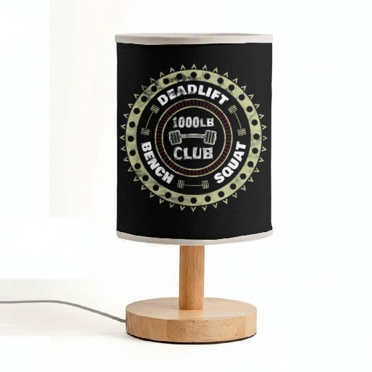 1000 Pound Club Workout Gym Fabric Lamps