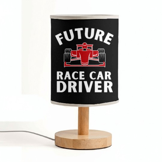 Racing Race Car Driver And Muscle Car Fabric Lamps