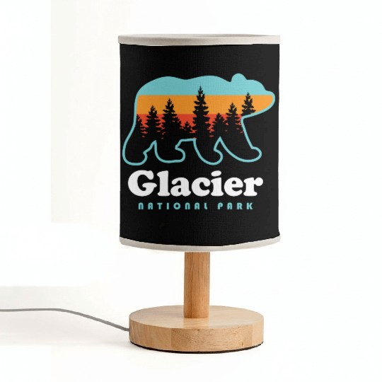 Glacier National Park Fabric Lamps