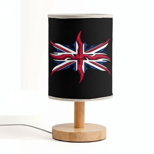 Union Jack British Flag Resistance Style Fabric Lamps