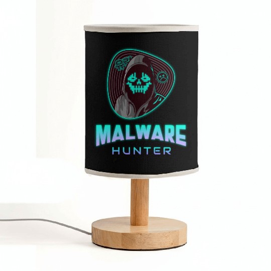 Cyber Security - Malware Hunter Neon 2 Fabric Lamps