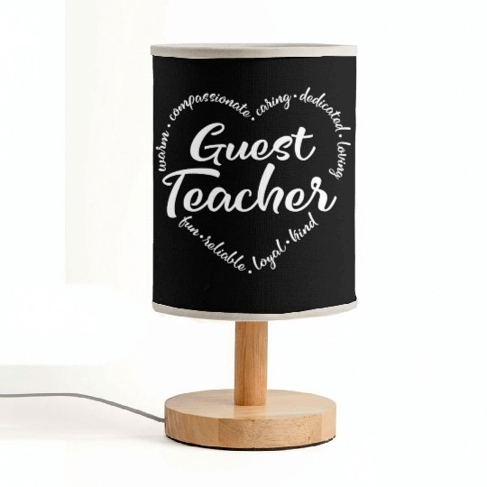 Guest teacher, Substitute teacher Fabric Lamps