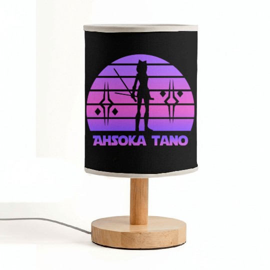 Ahsoka tano - Synthwave Fabric Lamps