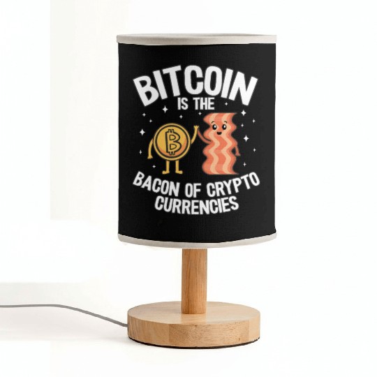 Bitcoin Is The Bacon Of Cryptocurrencies Quote Fabric Lamps