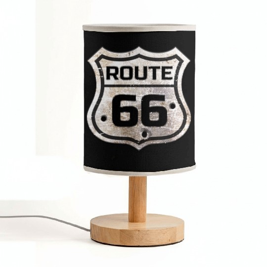 Route 66 Fabric Lamps