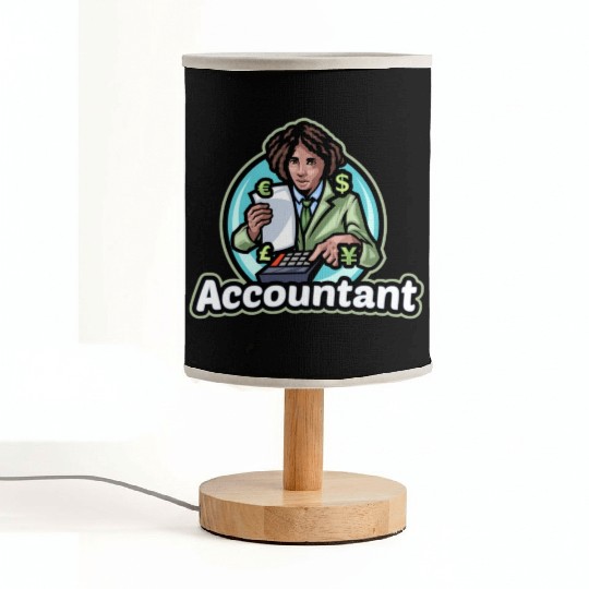 Accountant - Count your Money Fabric Lamps