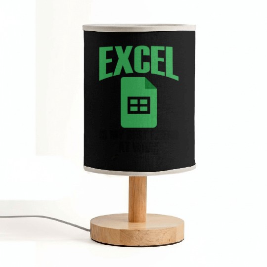 Excel Best Friend At Work Spreadsheet Accountant Fabric Lamps