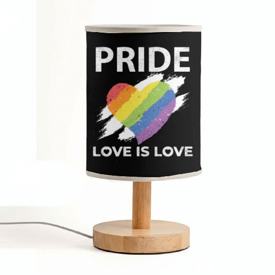 LGBTQAI Pride Love is Love Fabric Lamps