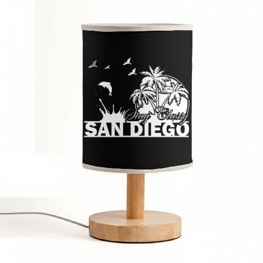 San Diego Cool Logo Funny Fabric Lamps