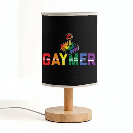 Gaymer Gay Gamer Rainbow Pride LGBT Controller Fabric Lamps