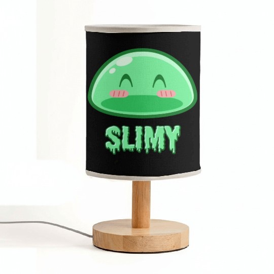 Cute Green Dungeon Slime Monster Weird Anime Fabric Lamps