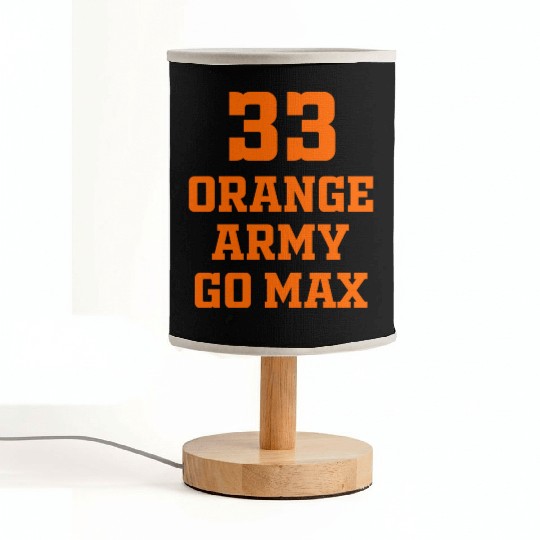 Orange Camouflage 3 Fabric Lamps