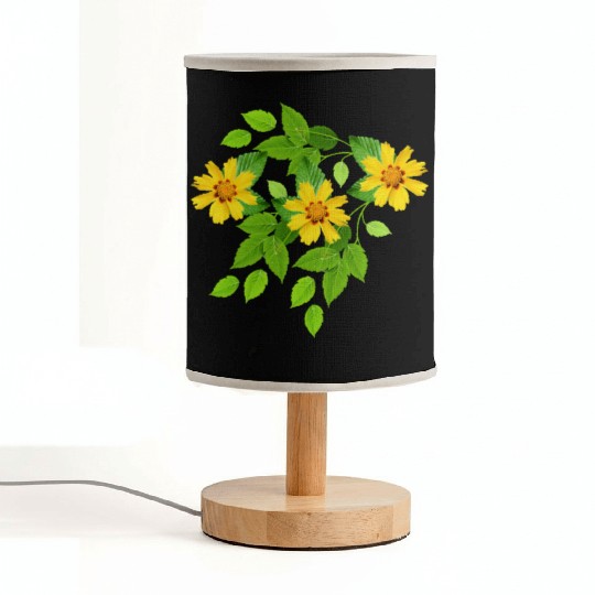 yellow flowers Fabric Lamps