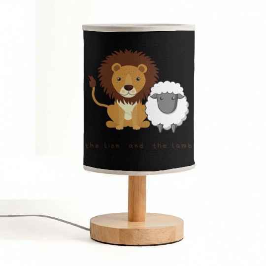 The Lion and the Lamb Fabric Lamps
