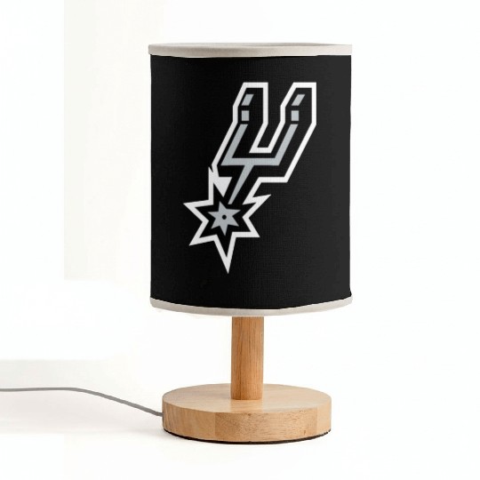 San Antonio Spurs logo Fabric Lamps