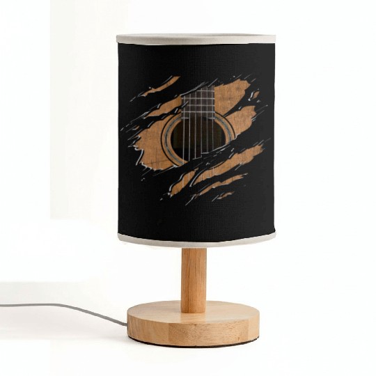 RIP Guitar Fabric Lamps