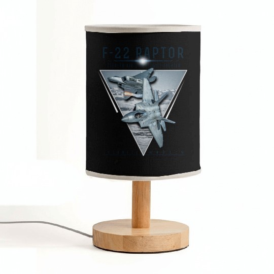 F 22 Raptor US Airborne Fighter Pilot Fabric Lamps