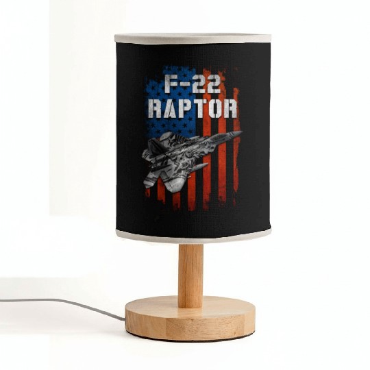 F22 Raptor Aircraft Army US Airborne Fabric Lamps