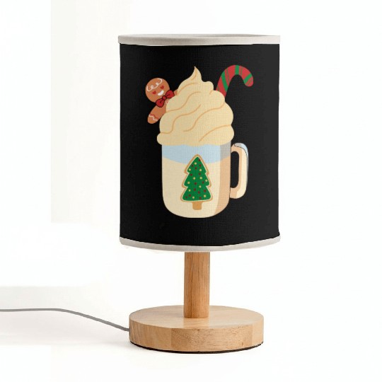 Candy Cane and Hot Cocoa, Hot Chocolate Fabric Lamps