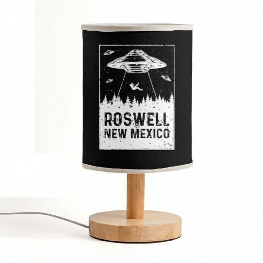 Roswell New Mexico UFO Alien Fabric Lamps