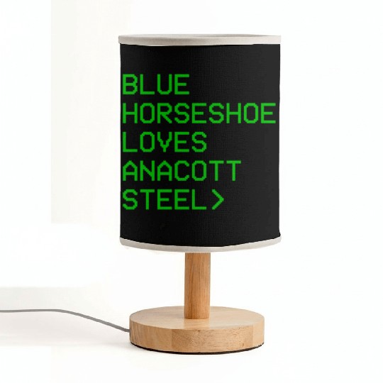 Blue Horseshoe Loves Anacott Steel Fabric Lamps