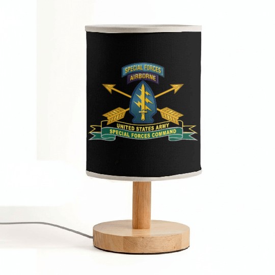 Army US Army Special Forces Command SSI Fabric Lamps