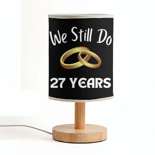 Anniversary Gift For Couples 27 Years Fabric Lamps