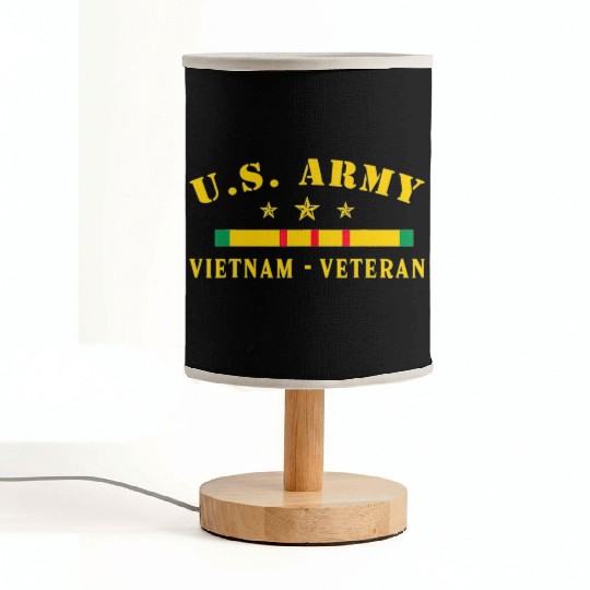 US Army Vietnam Veteran Fabric Lamps