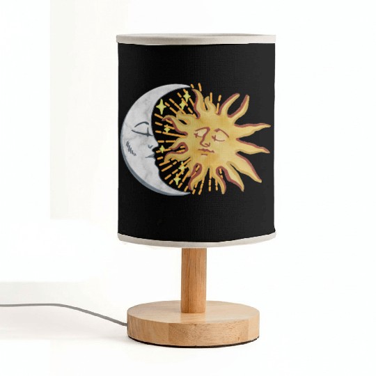 Sun and Moon Fabric Lamps