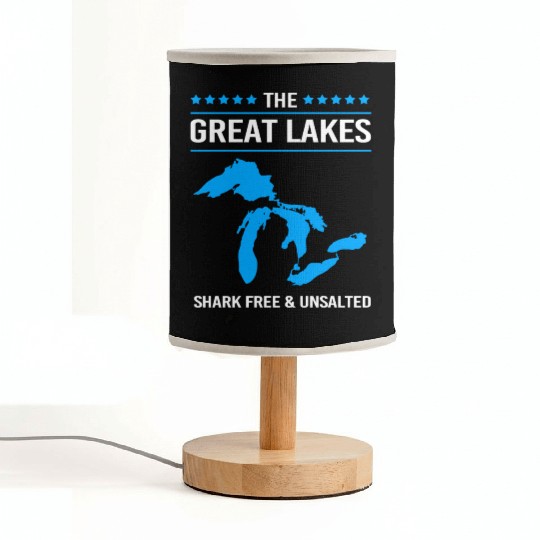The Great Lakes Shark Free And Unsalted Fabric Lamps