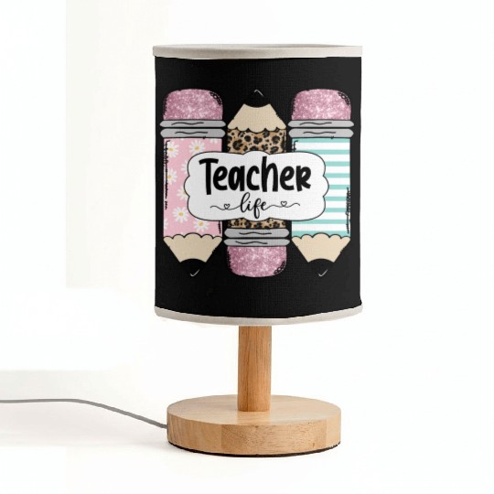 Teacherlife sublimation Fabric Lamps