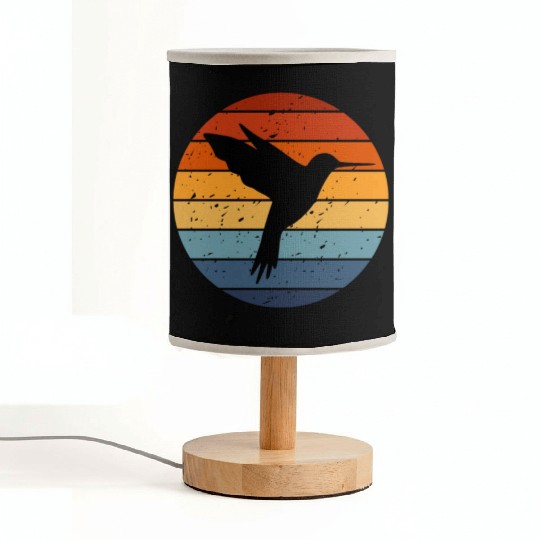 Retro Hummingbird Fabric Lamps For Hummingbird Lover