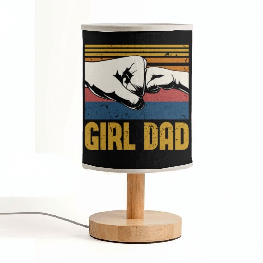 Girl Dad | Father's Day Gift | Dad Gift Fabric Lamps