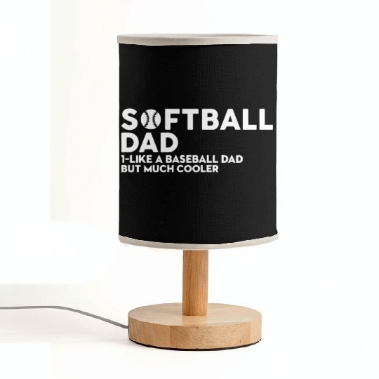 Softball Dad Fabric Lamps