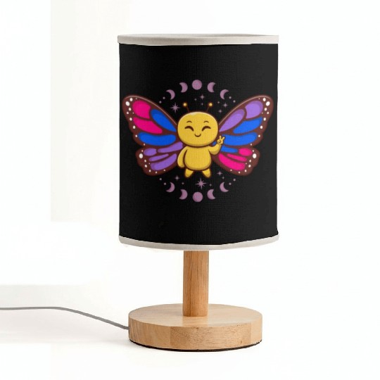 Bisexual Flag Monarch Butterfly Insect Subtle Fabric Lamps