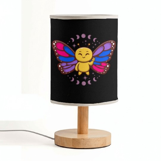 Bisexual Flag Monarch Butterfly Insect Subtle Fabric Lamps