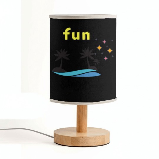 fun summer Fabric Lamps